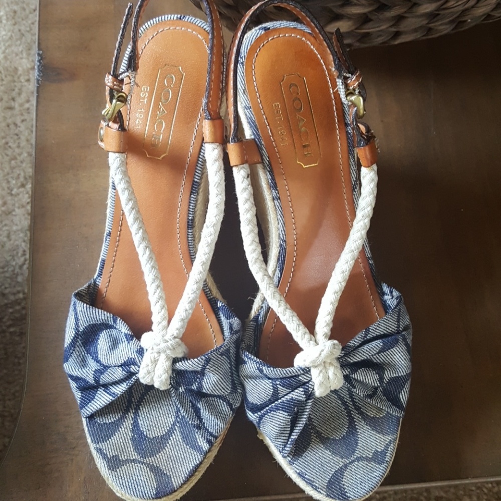 Coach wedges